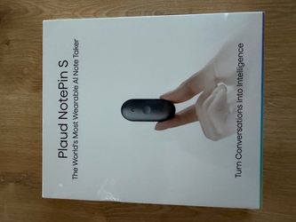 Plaud NotePin S - Wearable AI Voice Recorder