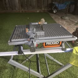 Ridgid 7” Inch Tile Saw $100