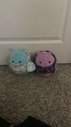 Squishmallows Hoodie Squad Shon & Natnat Plushes NWT (New With Tags)