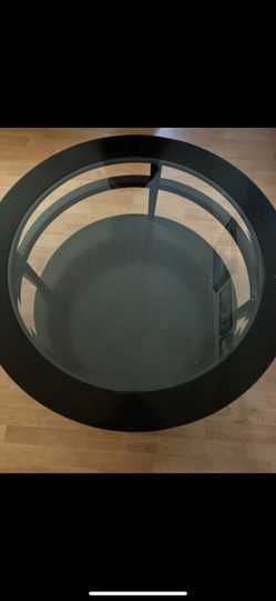 Glass Top Coffee Table 