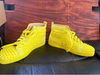 Louis Vuitton yellow spikes