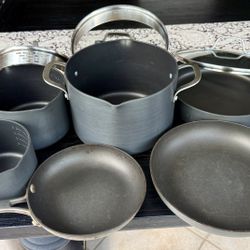 Simply Calphalon Anodized 10 Piece Cookware Set 