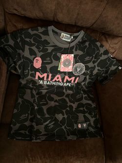 Pink n black bape jersey
