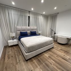 King Bed Frame w/ Mattress