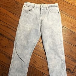 Levi 501 Acid Wash Jeans 