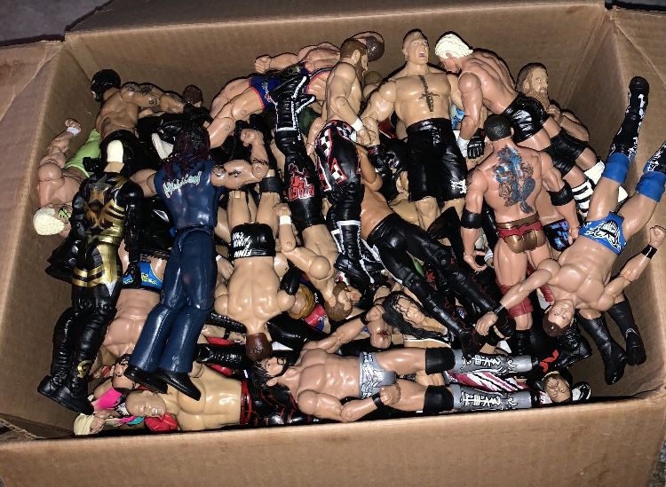 Box Of WWE Wrestlers