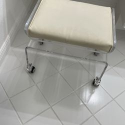 Vanity Acrylic Stool Chair