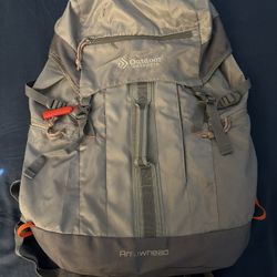 Outdoor Products Arrowhead 47 L Hiking Backpack, Rucksack, Internal Frame, Unisex, Gray