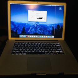 MacBook Pro 15 Inch, Intel Core i7, 2.66 GHz, 8 GB Memory