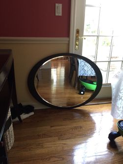 Never used oval mirror - European brand