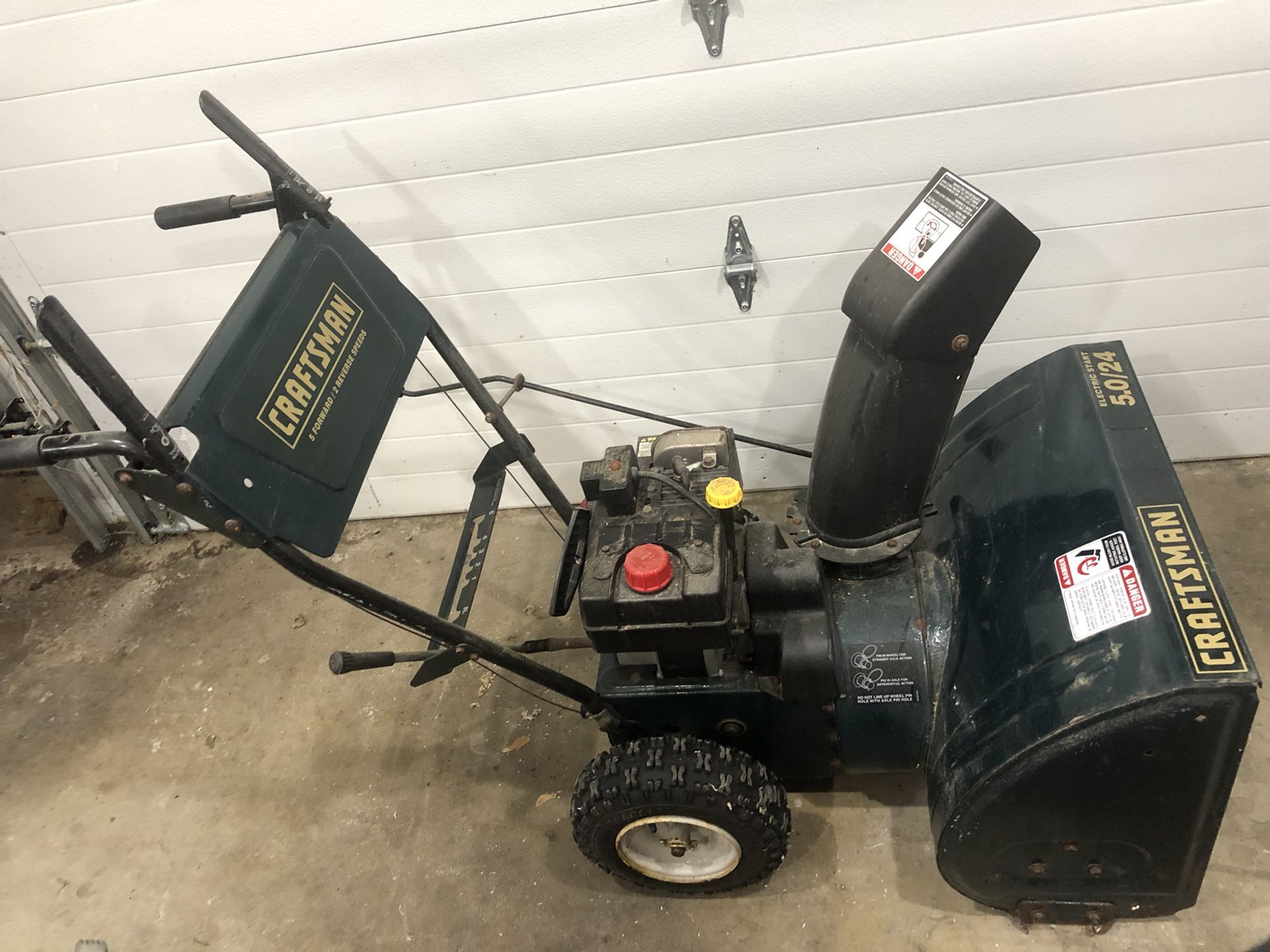 Craftsman 24” snowblower