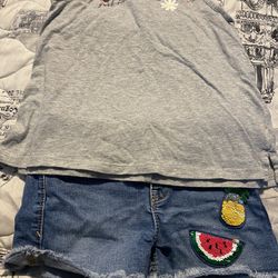 Girls gap Top And Shorts