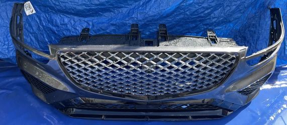 GENESIS GV70 FRONT BUMPER GRILLE COVER ASSEMBLY GRAY (N5M) 2022 - 2025