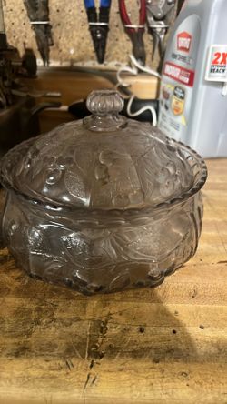 Vintage- antique glass dish