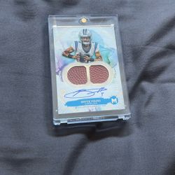 Bryce young rookie auto/25