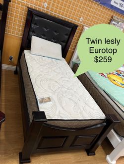 Twin Size Lesly Eurotop Mattress 