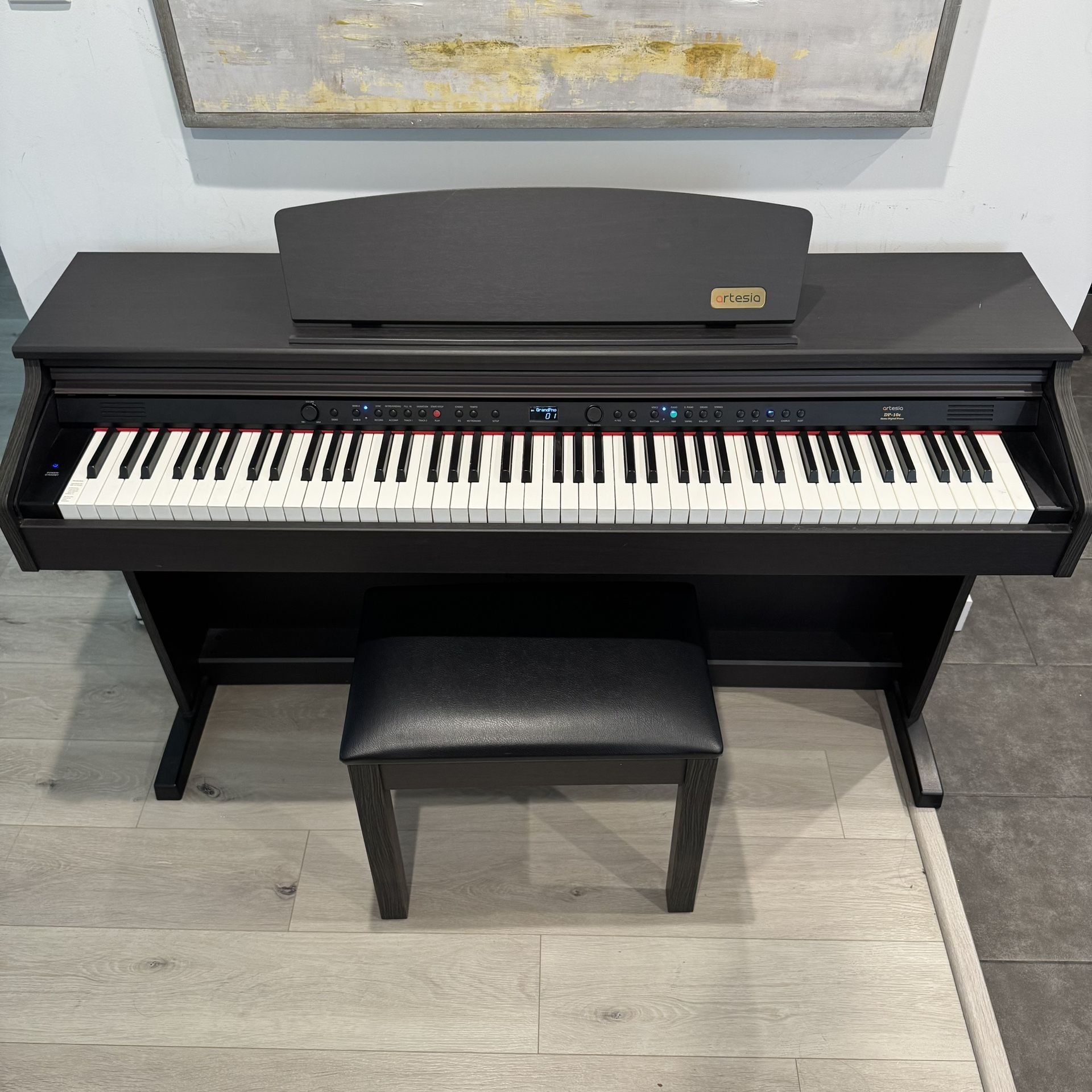 Artesia DP-10e 88-Key Digital Piano Bundle – Excellent Condition