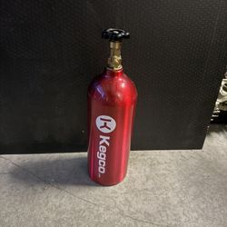 5lb Red Kegco Co2 Tank (empty)