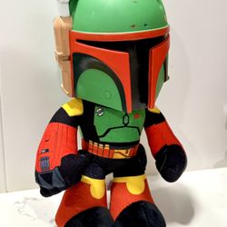 Star Wars Boba Fett Plush Mattel 2021 Lucasfilm 12” Figure