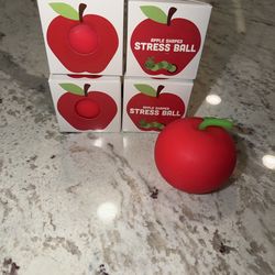 Apple Shaped Squishy Stress Ball Squish Toy