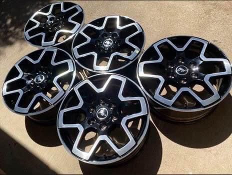 2023 Ford Bronco Ranger NEW 18” 5 Wheels Rims Wildtrak Badlands ...