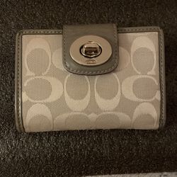 Grey  Coach Wallet