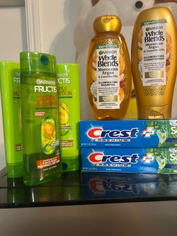 Garnier Hair Care & Crest Toothpaste Bundle