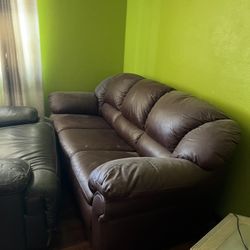 Leather Sofa 