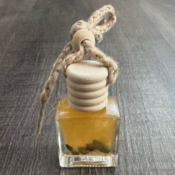 New Peach Scented Hanging Glass Car Scent Diffuser Bottle