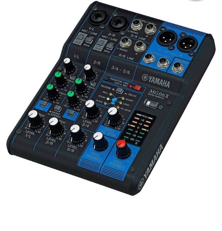BRAND NEW Yamaha MG06X 6-Channel Mixer