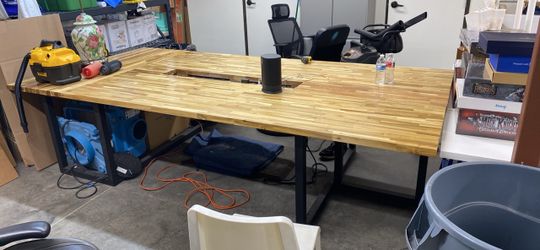Large Butcher Block work station