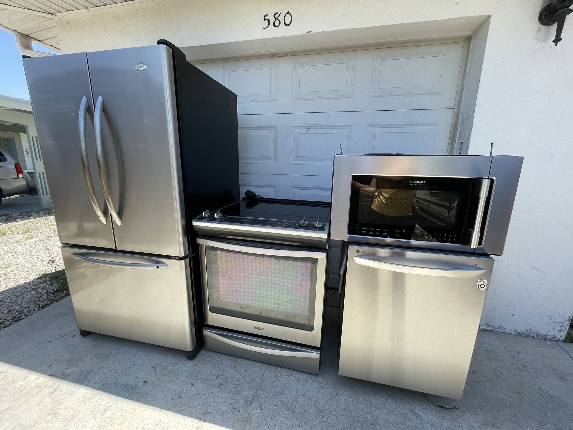 Stainless Steel Appliances Set
