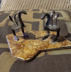 Brutalist Mid Century Birds On Tile