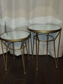 Gold Side Tables