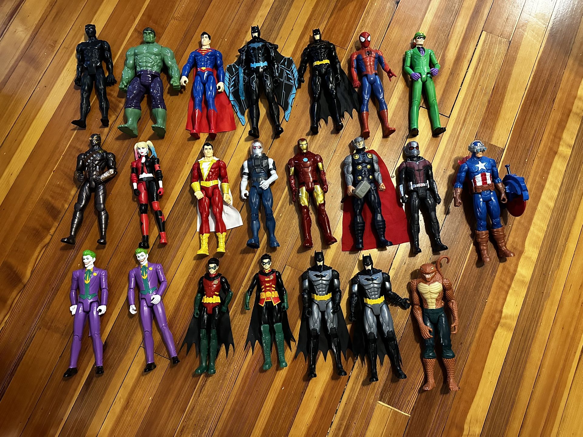 12 Inch Action Hero’s And Villains