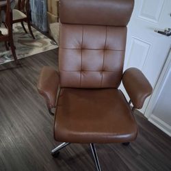 Designer Real Leather Home Office Chair