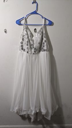 White Evening Elegant Dress