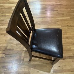 Set Of Two Counter Height Dining Chairs
