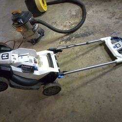 Harr 40v self propelled lawn mower