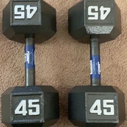 Dumbbells 45lbs