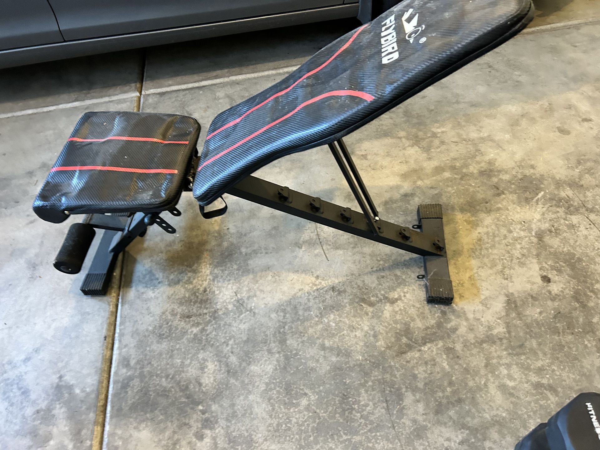 Incline bench & 30 Lb dumbbells 