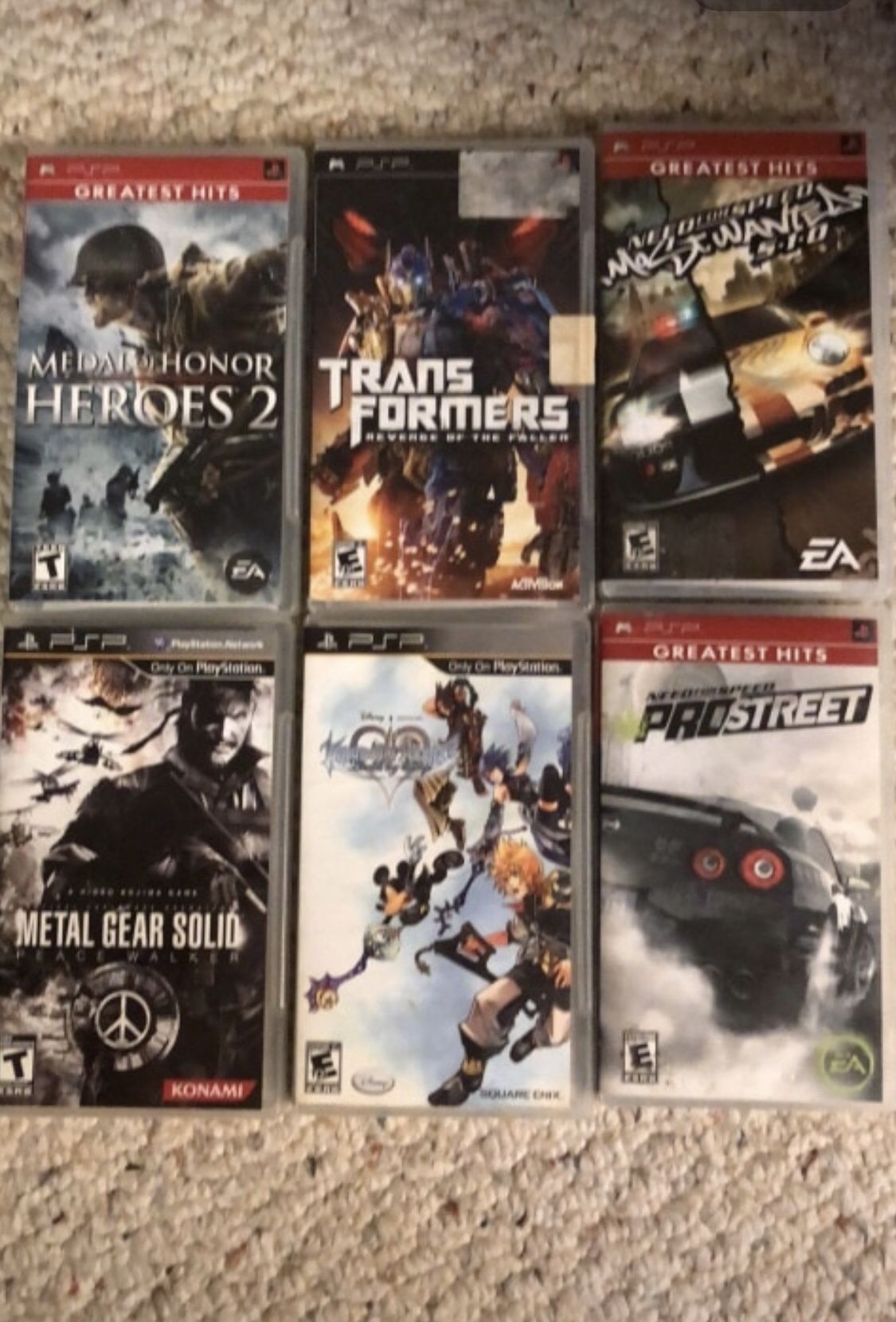 6 psp games