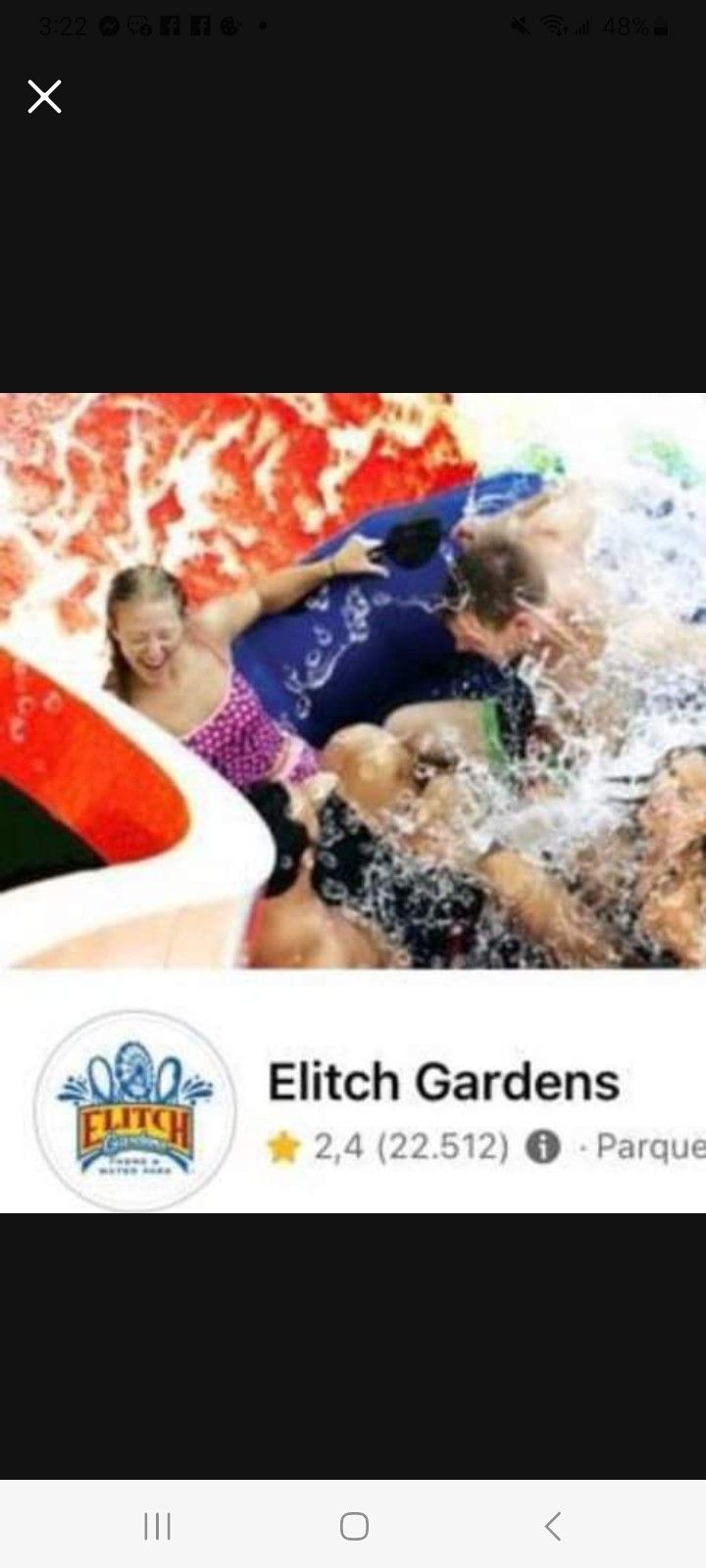 Boletos Para Parque De Divercion Elitch Gardens