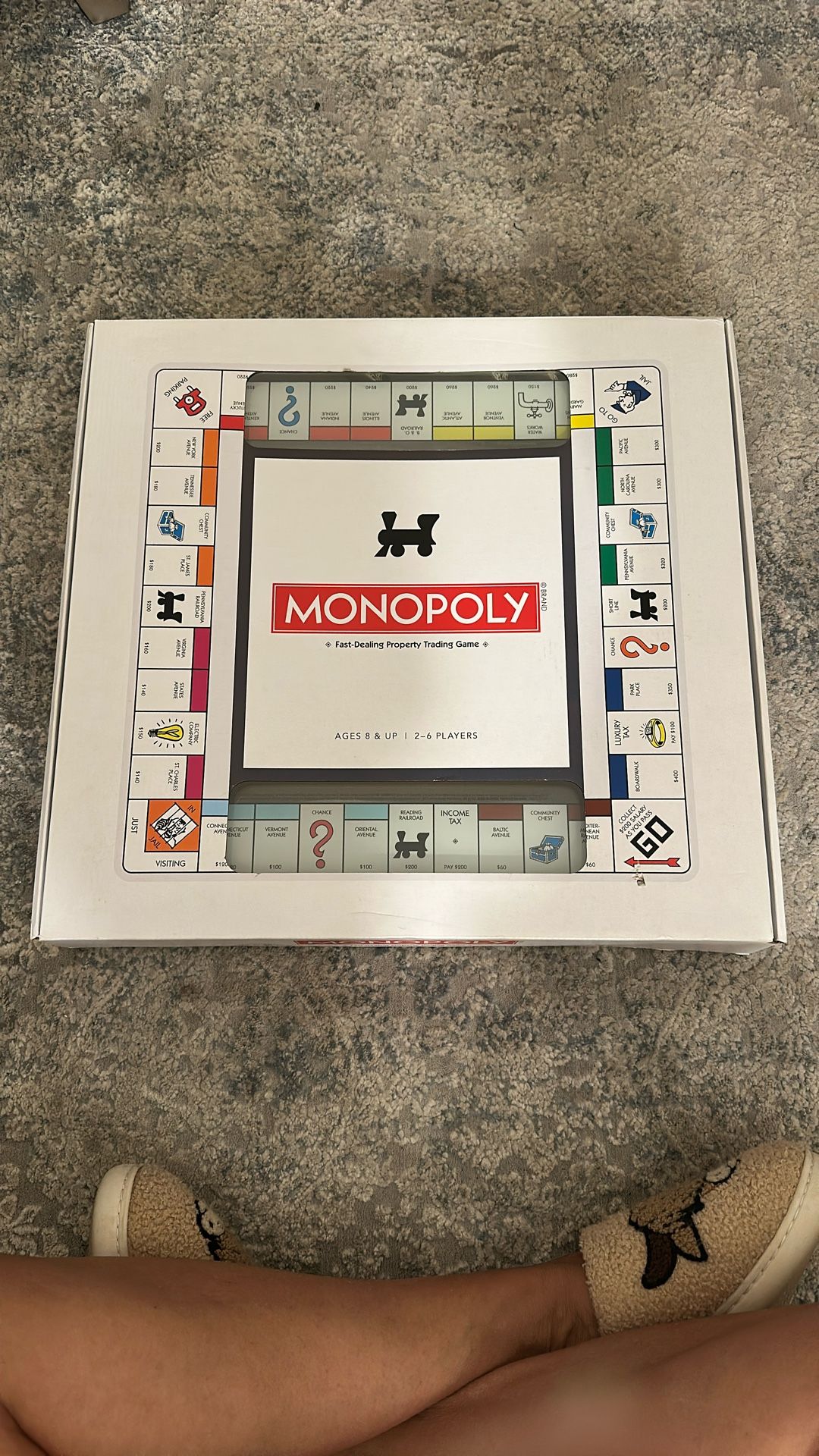 Monopoly Glass Game board