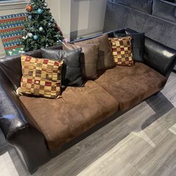 2 Piece Sofa Set With pillows