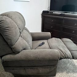 Motorized Gray Power Lift Chair