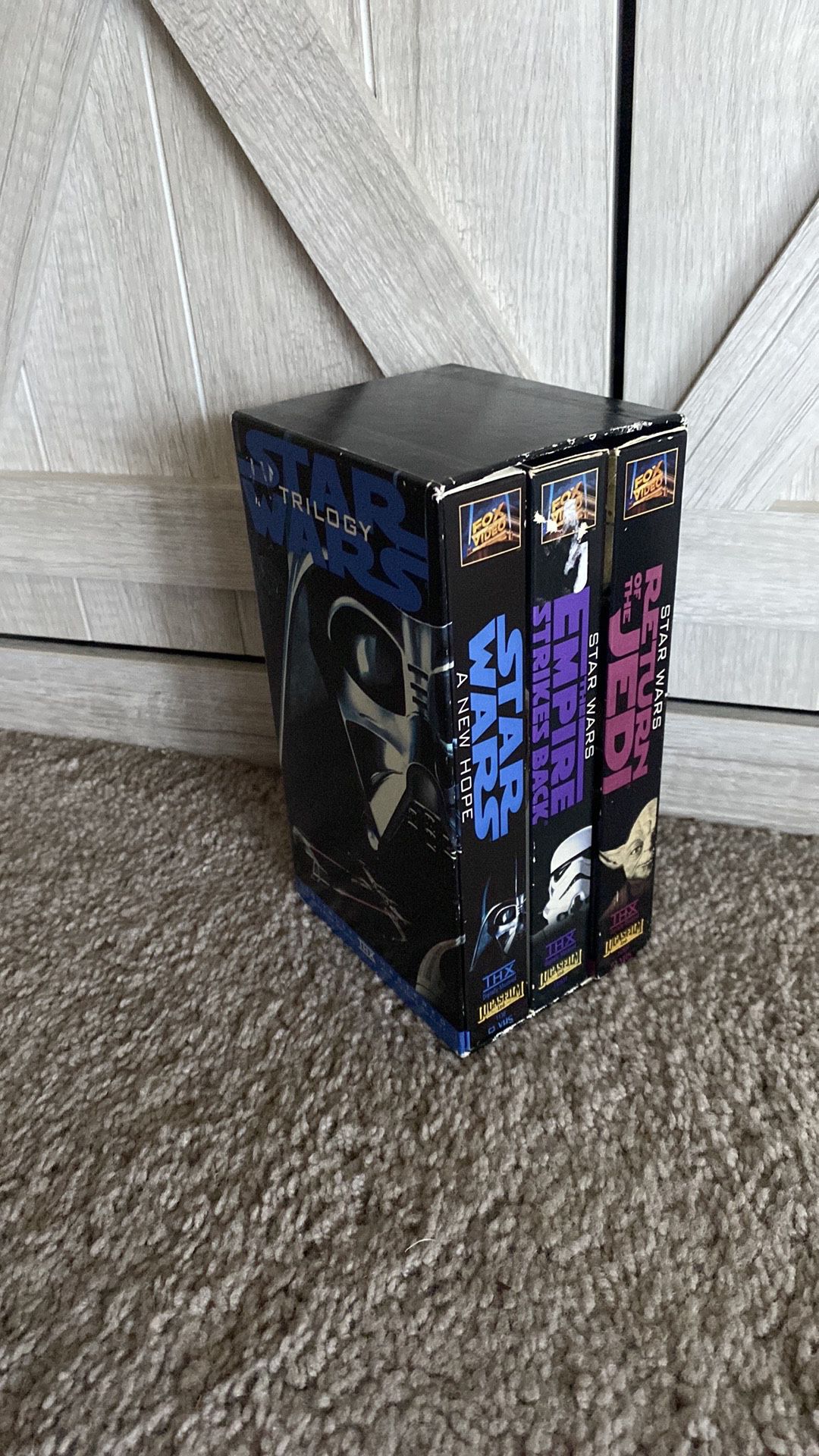 Original Star Wars Trilogy VHS Collection Set 1995