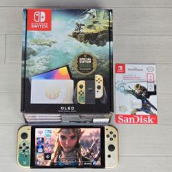 Nintendo Switch OLED With 200 Games Installed & 10k Retros