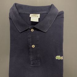 Navy Lacoste polo shirt