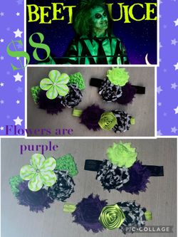 Beetlejuice Inspired Headbands